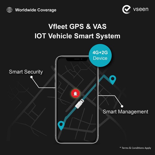 4G + 2G Vfleet GPS & VAS Device